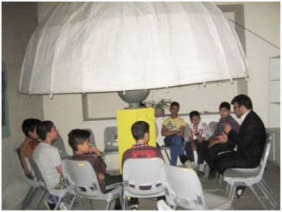 طرز درست کردن ماکت منظومه شمسی 12 آسمان نمای 2