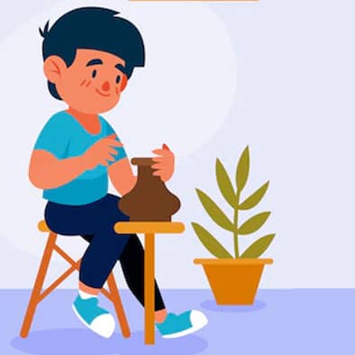 سفالگری تخصصی کودکان 4 سفالگری کودکان 4