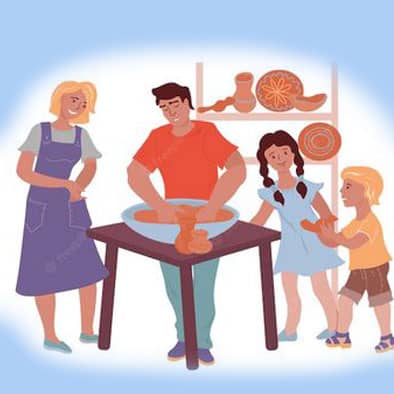 سفالگری تخصصی کودکان 2 سفالگری کودکان 2