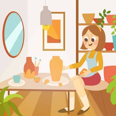 سفالگری تخصصی کودکان 1 سفالگری کودکان 1