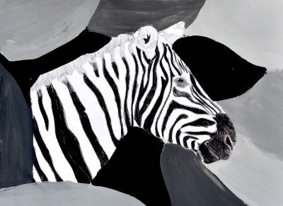 نقاشی سیاه وسفید