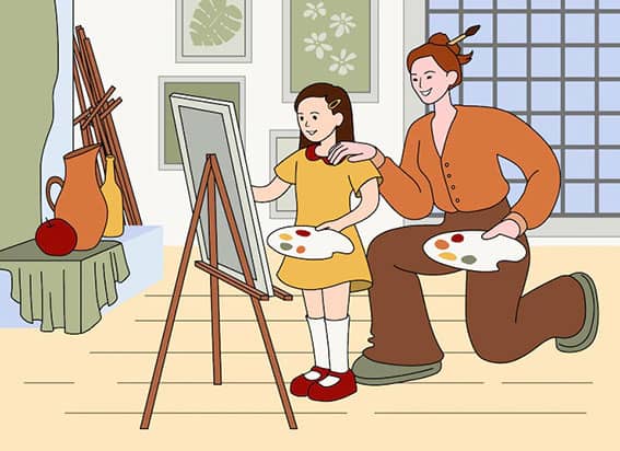 آموزش نقاشی ساده به کودکان 3 سادگی در نقاشی کودکان