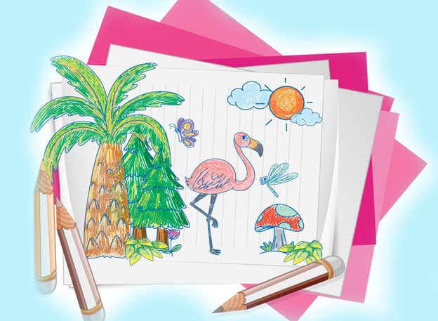 دفتر نقاشی کودکان و اهمیت آن 2 دفتر نقاشی کودکان و اهمیت آن