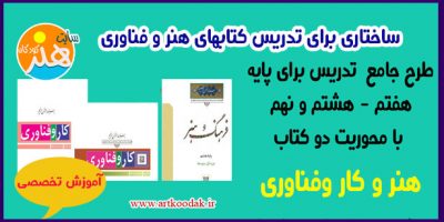 ساختاری برای تدریس کتابهای هنر و فناوری