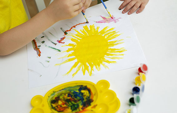 آموزش نقاشی کودک بدون موضوع 2 آموزش نقاشی کودکان بدون موضوع