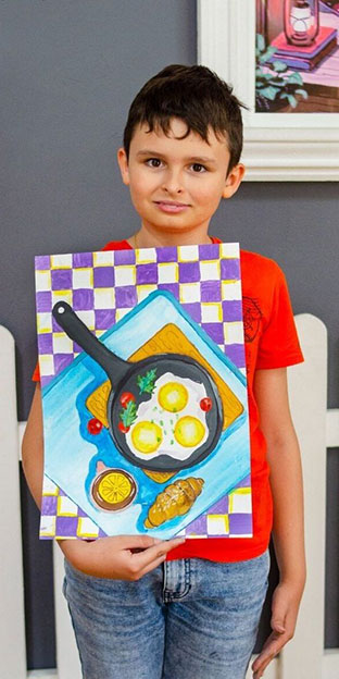 آشپزی ونقاشی برای کودکان